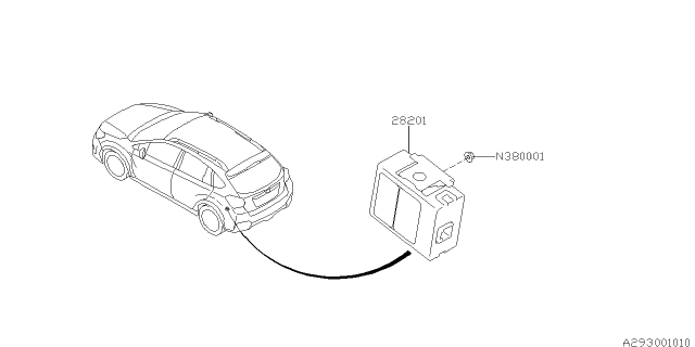 2017 Subaru Crosstrek TPMS Unit Diagram