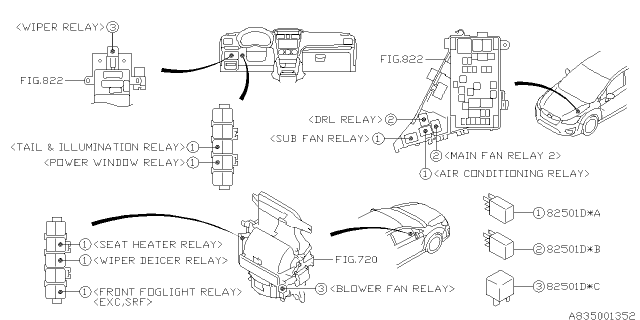 2016 Subaru Crosstrek Electrical Parts - Body Diagram 6