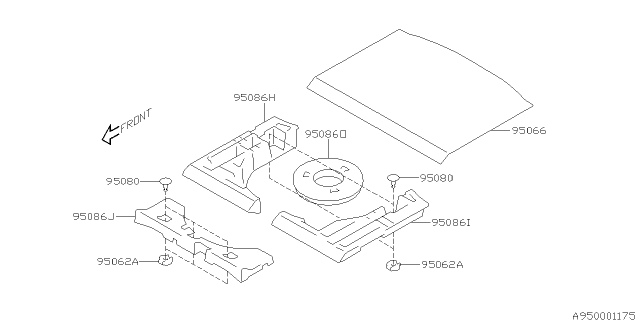 2014 Subaru XV Crosstrek Mat Diagram 2