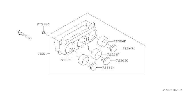 2013 Subaru XV Crosstrek Heater Control Diagram 3