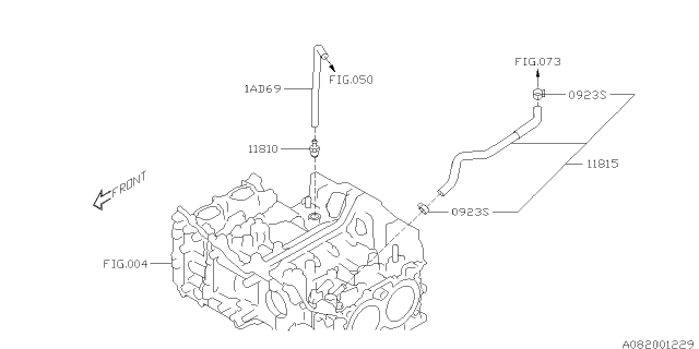 2014 Subaru XV Crosstrek Emission Control - PCV Diagram 2