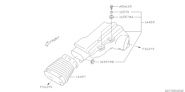 2017 Subaru Crosstrek Air Duct Diagram 1