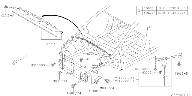 2014 Subaru XV Crosstrek Side Panel Diagram 2