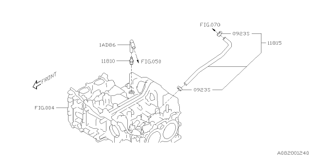 2015 Subaru XV Crosstrek Emission Control - PCV Diagram 1