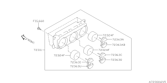 2014 Subaru XV Crosstrek Heater Control Diagram 4