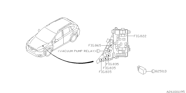 2014 Subaru XV Crosstrek Brake System - Master Cylinder Diagram 3