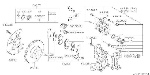 2016 Subaru Crosstrek Front Brake Diagram 2