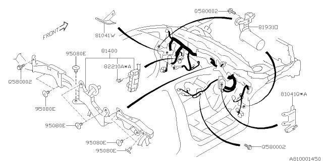 2014 Subaru XV Crosstrek Wiring Harness - Main Diagram 5