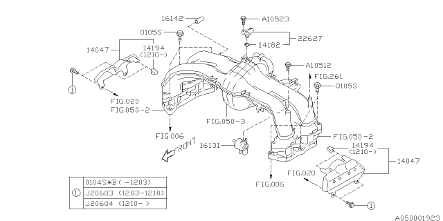 2014 Subaru Impreza Wagon Intake Manifold Diagram 4
