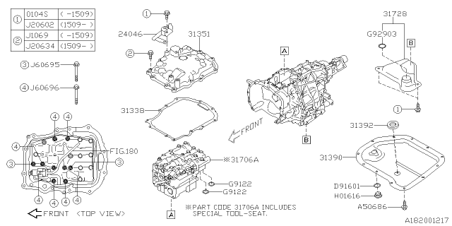 2014 Subaru Impreza Control Valve Diagram 2