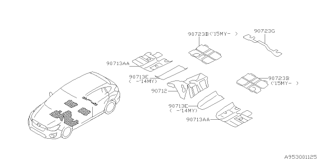2016 Subaru Impreza Silencer Diagram