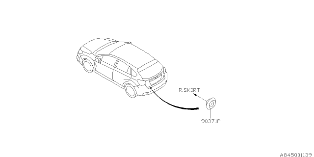 2013 Subaru Impreza Wagon Lamp - Fog Diagram 2