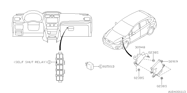 2016 Subaru Impreza Control Unit Diagram