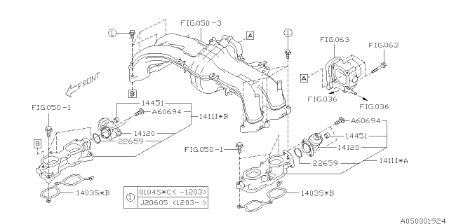 2014 Subaru Impreza Wagon Intake Manifold Diagram 5
