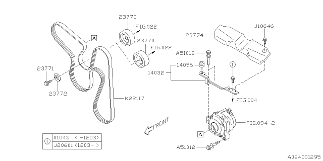 2012 Subaru Impreza Wagon Alternator Diagram 3