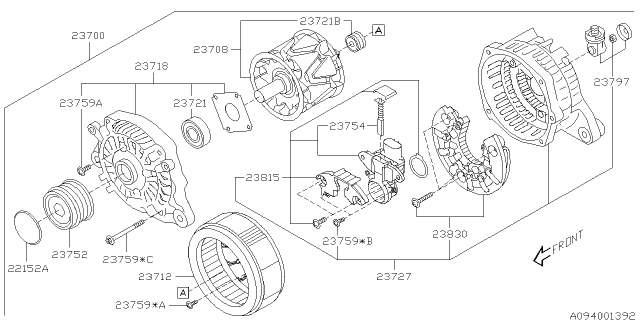 2014 Subaru Impreza Alternator Diagram 2