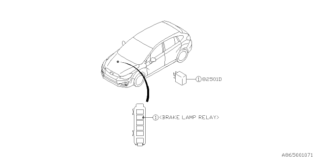 2015 Subaru Impreza ADA System Diagram 1