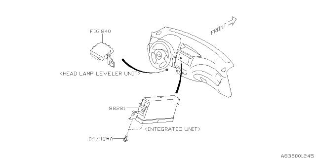 2011 Subaru Forester Electrical Parts - Body Diagram 3