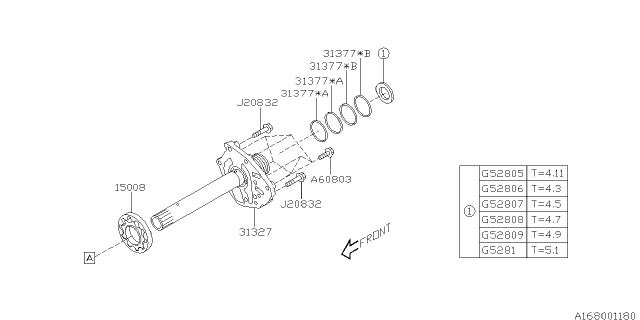 2012 Subaru Forester Automatic Transmission Oil Pump Diagram 1