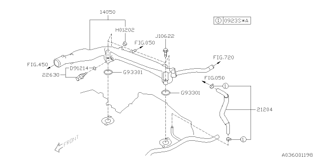 2011 Subaru Forester Water Pipe Diagram 1