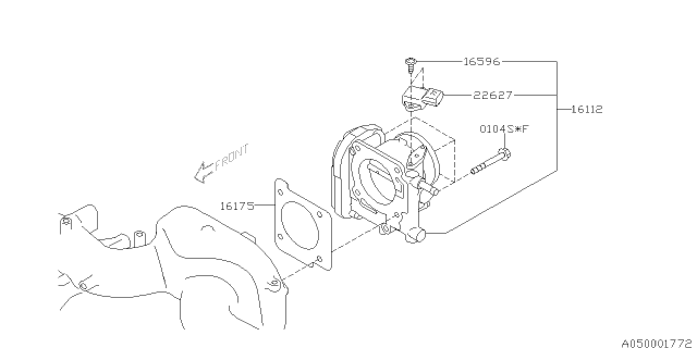 2010 Subaru Forester Intake Manifold Diagram 16