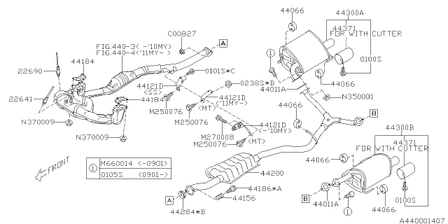 2011 Subaru Forester Exhaust Diagram 3