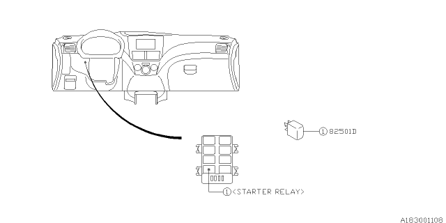 2012 Subaru Forester Control Device Diagram 2