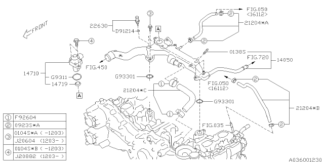 2013 Subaru Forester Water Pipe Diagram 1