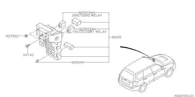 2009 Subaru Forester Fuse Box Diagram 1