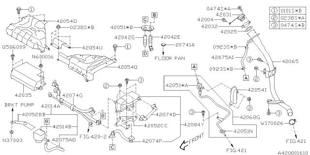 2013 Subaru Forester Fuel Piping Diagram 2