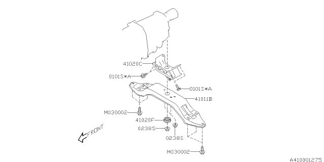 2011 Subaru Forester Engine Mounting Diagram 3