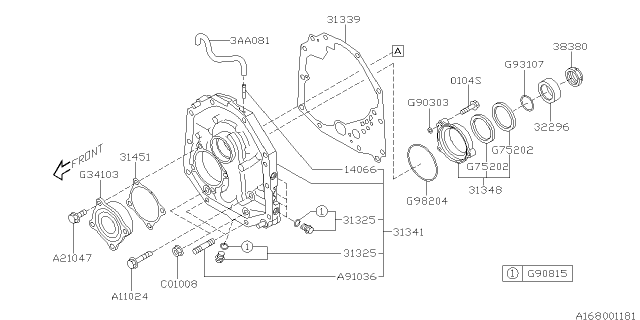 2013 Subaru Forester Automatic Transmission Oil Pump Diagram 2