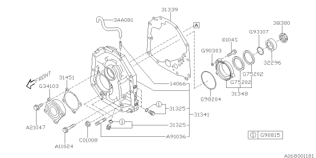 2012 Subaru Forester Automatic Transmission Oil Pump Diagram 2