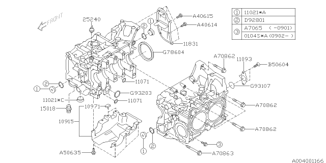 2009 Subaru Forester Cylinder Block Diagram 2