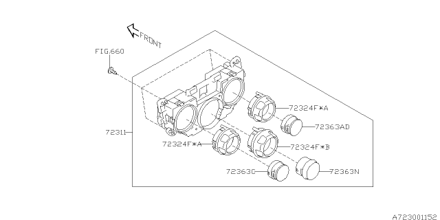 2013 Subaru Forester Heater Control Diagram 1