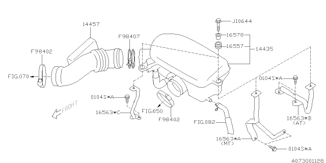 2010 Subaru Forester Air Duct Diagram 1