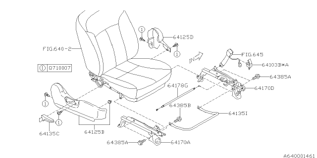 2011 Subaru Forester Front Seat Diagram 6