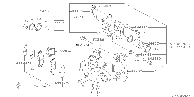 2013 Subaru Forester Rear Brake Diagram 1