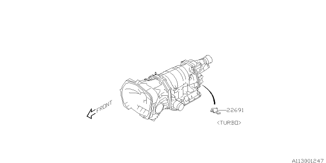 2009 Subaru Forester Manual Transmission Case Diagram 1