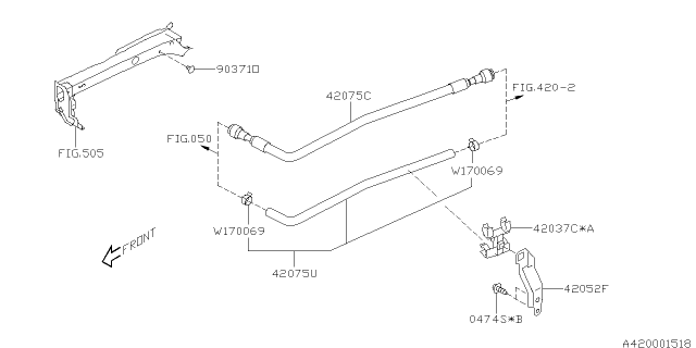 2013 Subaru Forester Fuel Piping Diagram 6