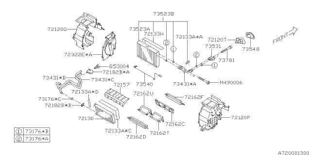 2013 Subaru Forester Heater System Diagram 3
