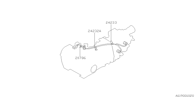 1999 Subaru Forester Transmission Harness Diagram