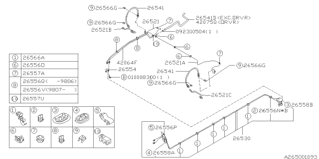 2001 Subaru Forester Brake Piping Diagram 1