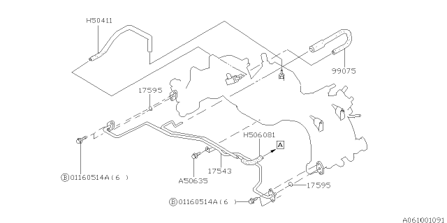 1999 Subaru Forester Fuel Pipe Diagram 3