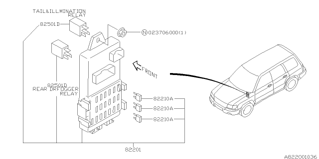 2002 Subaru Forester Fuse Box Diagram 2