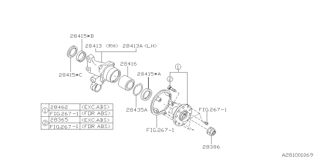 2000 Subaru Forester Rear Axle Diagram 3