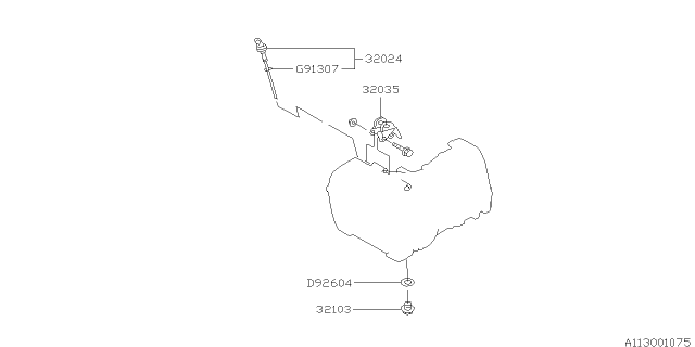 2000 Subaru Forester Manual Transmission Case Diagram 1