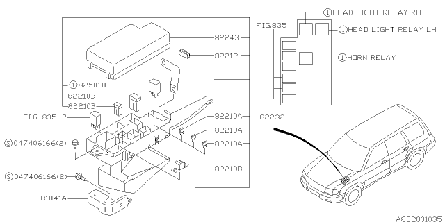 1999 Subaru Forester Fuse Box Diagram 1