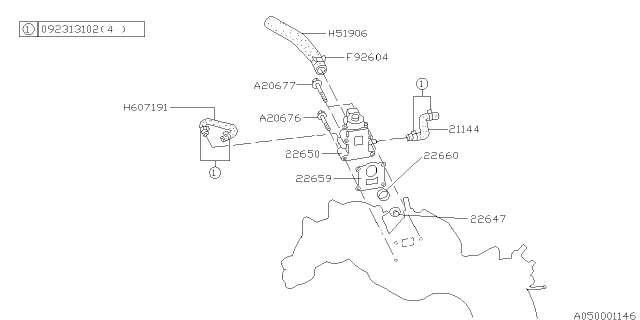 1999 Subaru Forester Intake Manifold Diagram 1