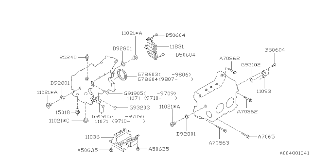 1999 Subaru Forester Cylinder Block Diagram 3